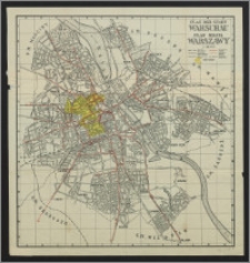 Plan der Stadt Warschau = Plan miasta Warszawy