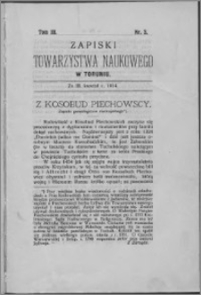 Zapiski Towarzystwa Naukowego w Toruniu, T. 3 nr 3, (1914)