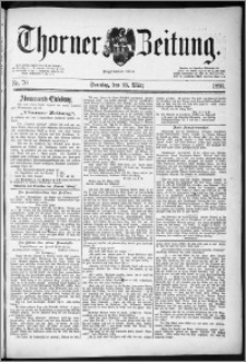 Thorner Zeitung 1890, Nr. 70 + Beilage