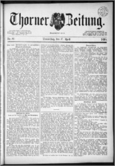 Thorner Zeitung 1890, Nr. 89