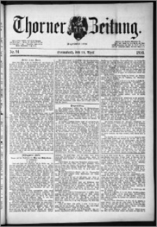Thorner Zeitung 1890, Nr. 91