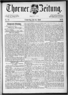 Thorner Zeitung 1890, Nr. 95