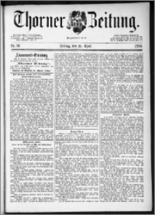 Thorner Zeitung 1890, Nr. 96 + Beilagenwerbung