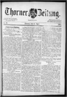 Thorner Zeitung 1890, Nr. 98 + Beilage