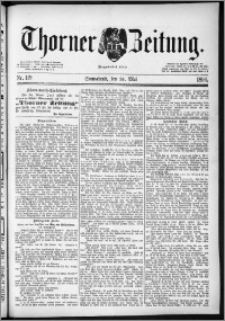 Thorner Zeitung 1890, Nr. 119
