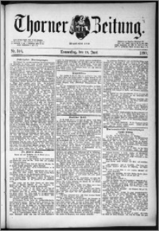 Thorner Zeitung 1890, Nr. 140