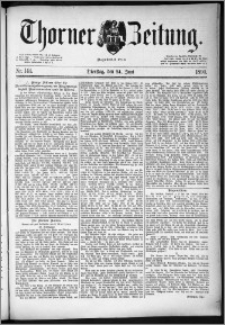 Thorner Zeitung 1890, Nr. 144