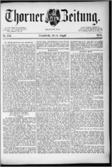 Thorner Zeitung 1890, Nr. 184
