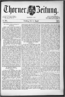 Thorner Zeitung 1890, Nr. 186