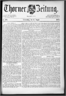 Thorner Zeitung 1890, Nr. 188