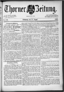 Thorner Zeitung 1890, Nr. 199