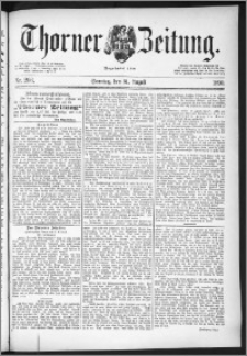 Thorner Zeitung 1890, Nr. 203 + Beilage