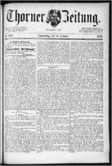 Thorner Zeitung 1890, Nr. 248