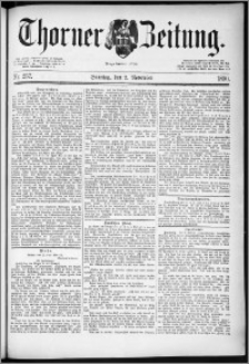Thorner Zeitung 1890, Nr. 257 + Beilage