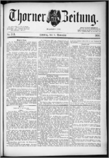 Thorner Zeitung 1890, Nr. 263 + 1. Beilage, 2. Beilage