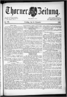 Thorner Zeitung 1890, Nr. 269 + 1. Beilage, 2. Beilage