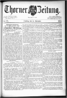 Thorner Zeitung 1890, Nr. 276