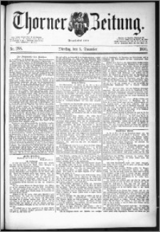 Thorner Zeitung 1890, Nr. 288