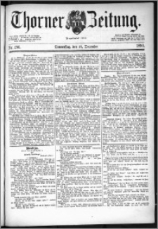 Thorner Zeitung 1890, Nr. 296 + Beilage