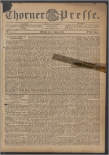 Thorner Presse 1900, Jg. XVIII, Nr. 1 + Beilage