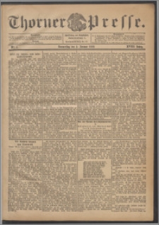 Thorner Presse 1900, Jg. XVIII, Nr. 2 + Beilage