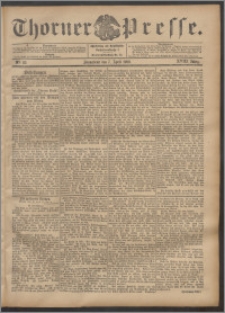 Thorner Presse 1900, Jg. XVIII, Nr. 82 + Beilage