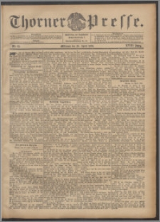 Thorner Presse 1900, Jg. XVIII, Nr. 95 + Beilage