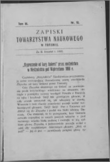 Zapiski Towarzystwa Naukowego w Toruniu, T. 3 nr 10, (1916)