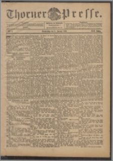 Thorner Presse 1901, Jg. XIX, Nr. 2 + Beilage