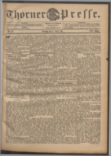 Thorner Presse 1901, Jg. XIX, Nr. 78 + Beilage