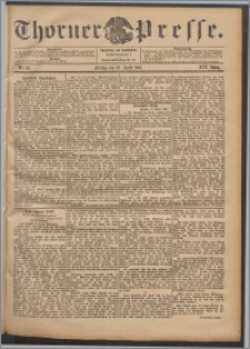 Thorner Presse 1901, Jg. XIX, Nr. 85 + Beilage