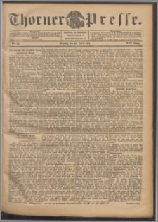 Thorner Presse 1901, Jg. XIX, Nr. 88 + Beilage