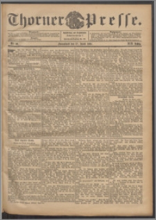 Thorner Presse 1901, Jg. XIX, Nr. 98 + Beilage