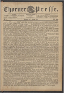 Thorner Presse 1902, Jg. XX, Nr. 1 + Beilage