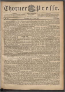Thorner Presse 1901, Jg. XIX, Nr. 192 + Beilage