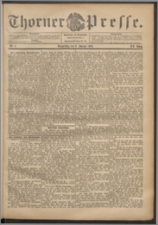 Thorner Presse 1902, Jg. XX, Nr. 7 + Beilage
