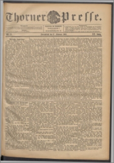 Thorner Presse 1902, Jg. XX, Nr. 33 + Beilage, Extrablatt