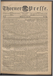 Thorner Presse 1902, Jg. XX, Nr. 82 + Beilage