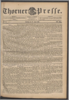 Thorner Presse 1902, Jg. XX, Nr. 92 + 1. Beilage, 2. Beilage