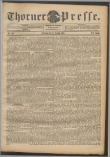 Thorner Presse 1902, Jg. XX, Nr. 186 + 1. Beilage, 2. Beilage