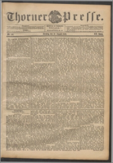 Thorner Presse 1902, Jg. XX, Nr. 187 + Beilage