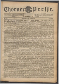 Thorner Presse 1902, Jg. XX, Nr. 201 + Beilage