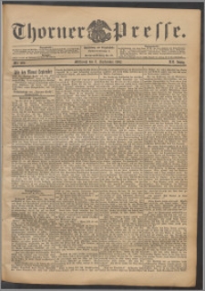 Thorner Presse 1902, Jg. XX, Nr. 206 + Beilage