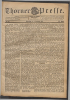 Thorner Presse 1902, Jg. XX, Nr. 207 + Beilage
