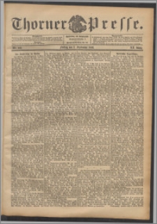 Thorner Presse 1902, Jg. XX, Nr. 208 + Beilage