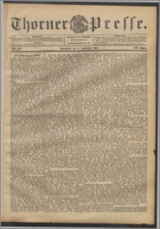 Thorner Presse 1902, Jg. XX, Nr. 209 + Beilage