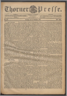 Thorner Presse 1902, Jg. XX, Nr. 275 + 1. Beilage, 2. Beilage, 3. Beilage