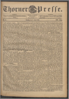 Thorner Presse 1903, Jg. XXI, Nr. 81 + 1. Beilage, 2. Beilage, 3. Beilage