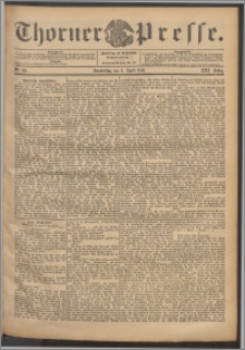 Thorner Presse 1903, Jg. XXI, Nr. 84 + 1. Beilage, 2. Beilage