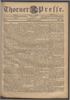 Thorner Presse 1903, Jg. XXI, Nr. 86 + 1. Beilage, 2. Beilage, 3. Beilage